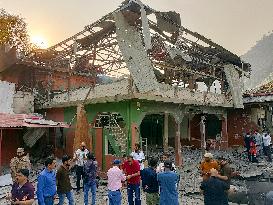 Mosque Destroyed By Indian Strike - Pakistan