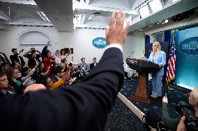 White House press briefing - Washington