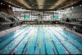 Illustration of the Olympic Aquatic Center - Paris AJ