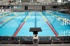 Illustration of the Olympic Aquatic Center - Paris AJ