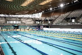 Illustration of the Olympic Aquatic Center - Paris AJ