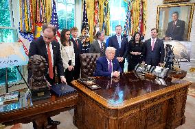 Donald Trump signs executive orders - Washington