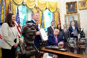 Donald Trump signs executive orders - Washington