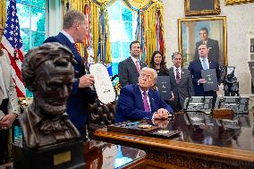 Donald Trump Signs Executive Orders - Washington