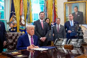 Donald Trump Signs Executive Orders - Washington