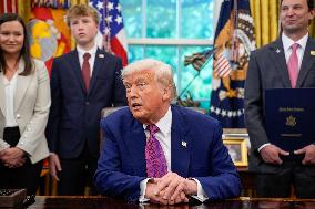 Donald Trump Signs Executive Orders - Washington