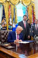 Donald Trump Signs Executive Orders - Washington