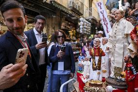 Artisan Gennaro Di Virgilio Celebrates Pope Leo XIV in Naples