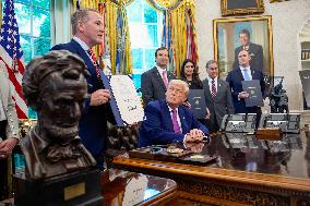 Donald Trump Signs Executive Orders - Washington