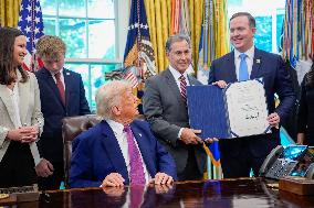 Donald Trump Signs Executive Orders - Washington