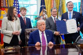 Donald Trump Signs Executive Orders - Washington