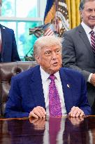 Donald Trump Signs Executive Orders - Washington