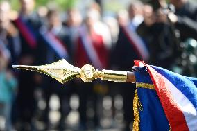 80th Anniversary of Paris Liberation Commemorated in Ceremony - Paris