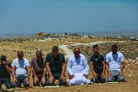 Friday Prayers Near Hebron - West Bank