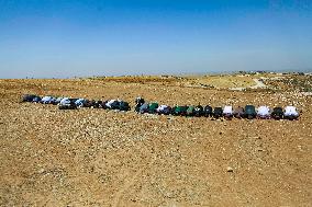 Friday Prayers Near Hebron - West Bank