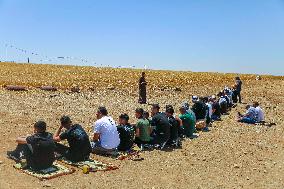 Friday Prayers Near Hebron - West Bank