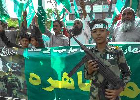Demonstrations Against Indian Drone Attacks - Pakistan