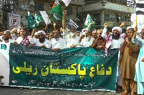 Demonstrations Against Indian Drone Attacks - Pakistan