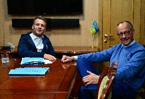 Macron, Merz, Starmer and Tusk on their way to Kiev for Ukraine Ceasefire Talk