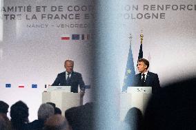 Signing of the treaty French-Polish Friendship and Strategy Pact between in Nancy