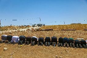 Friday Prayers Near Hebron - West Bank