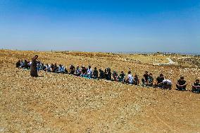 Friday Prayers Near Hebron - West Bank