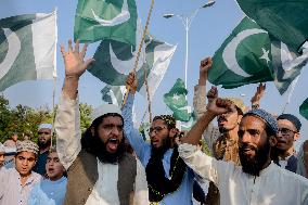 Demonstrations Against Indian Drone Attacks - Pakistan