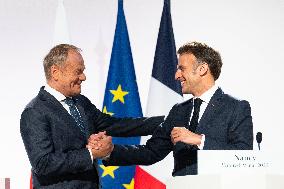 Signing of the treaty French-Polish Friendship and Strategy Pact between in Nancy