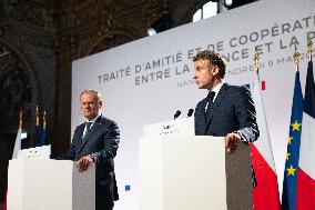 Signing of the treaty French-Polish Friendship and Strategy Pact between in Nancy