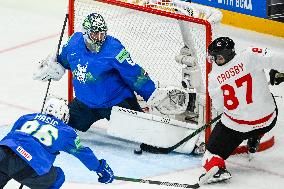 ICE HOCKEY WC SLOVENIA-CANADA