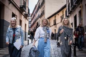 Yolanda Díaz Engages Citizens on Workday Reduction - Madrid