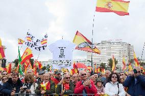 Demonstration to Demand the Resignation of Pedro Sanchez - Madrid