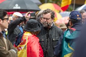 Demonstration to Demand the Resignation of Pedro Sanchez - Madrid