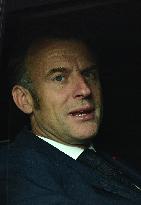 Le président français Emmanuel Macron, le Premier ministre britannique Keir Starmer et le chancelier allemand Friedrich Merz arr