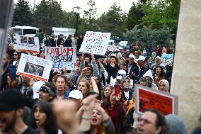 Protest Against The Stray Animal Regulation Bill - Ankara