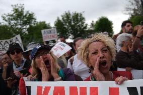 Protest Against The Stray Animal Regulation Bill - Ankara