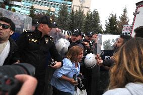Protest Against The Stray Animal Regulation Bill - Ankara
