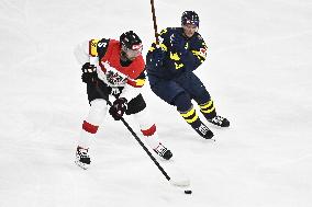 ICE HOCKEY WC SWEDEN-AUSTRIA