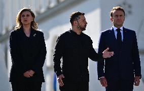 Commémoration des victimes de la guerre sur la place Maïdan à Kiev