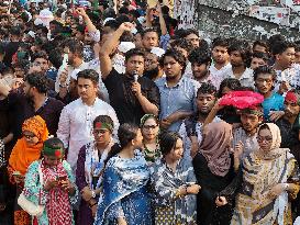 Protest For Ban The Awami League - Dhaka