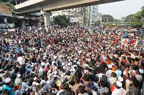 Protest For Ban The Awami League - Dhaka