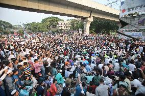 Protest For Ban The Awami League - Dhaka