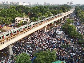 Protest For Ban The Awami League - Dhaka