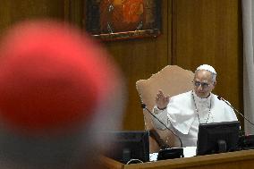 Pope Leo XIV Meets With The College Of Cardinals - Vatican