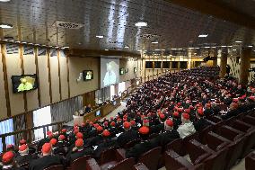 Pope Leo XIV Meets With The College Of Cardinals - Vatican