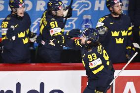 ICE HOCKEY WC SWEDEN-AUSTRIA