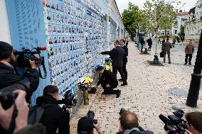 Merz Macron Starmer and Tusk in Kiev for Ukraine Ceasefire Talk