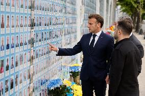 Merz Macron Starmer and Tusk in Kiev for Ukraine Ceasefire Talk