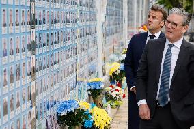 Merz Macron Starmer and Tusk in Kiev for Ukraine Ceasefire Talk