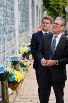 Merz Macron Starmer and Tusk in Kiev for Ukraine Ceasefire Talk